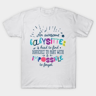 An Awesome Babysitter Gift Idea - Impossible to forget T-Shirt